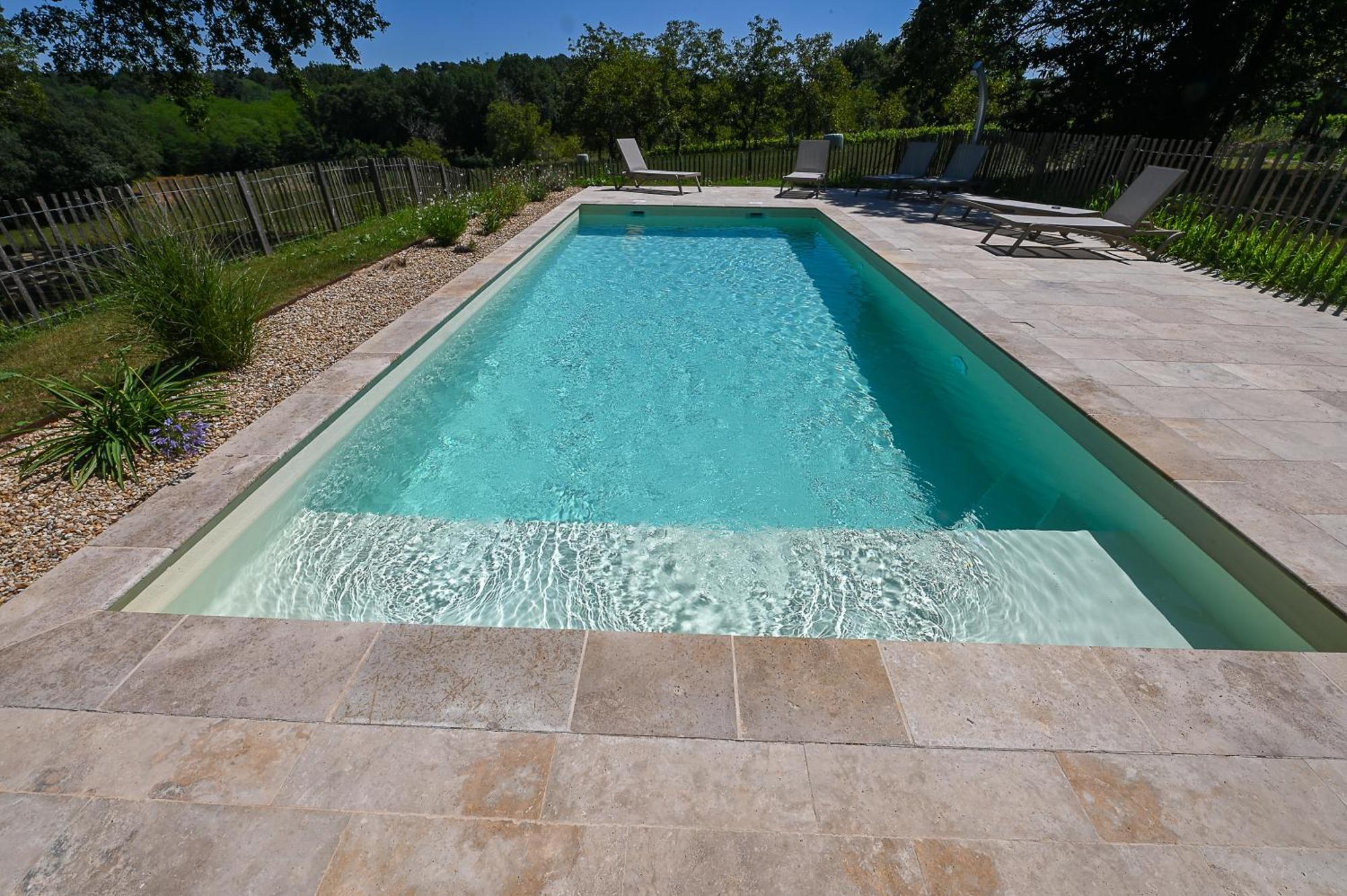 Gite Les Mareillauds - Piscine Salon Luaran gambar